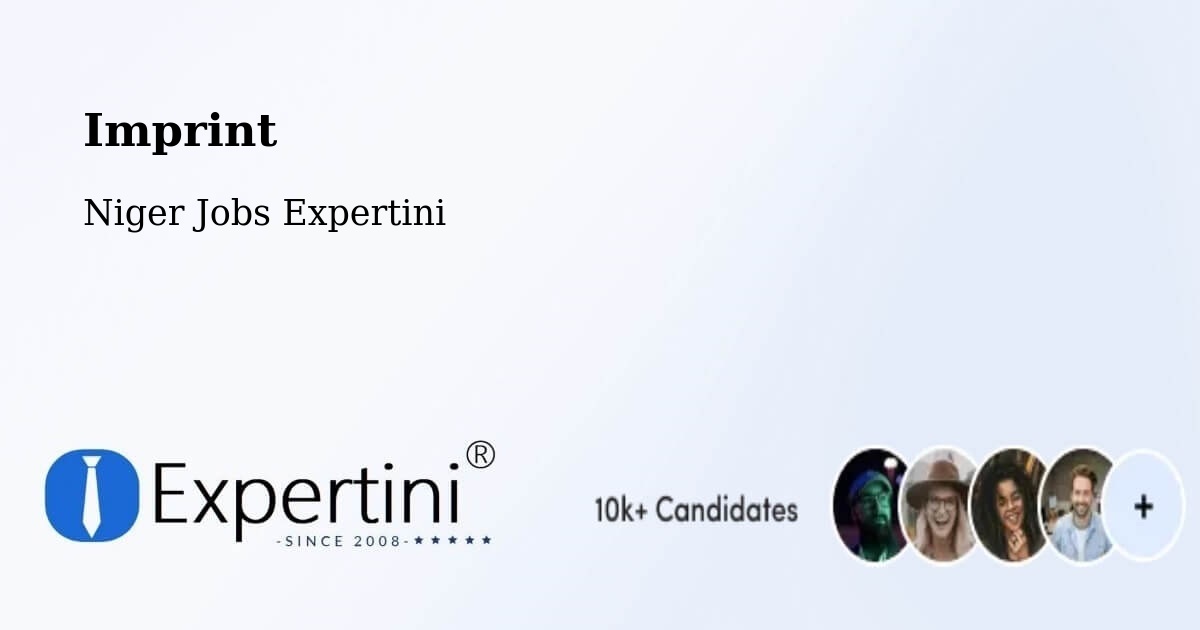 Imprint – Gouré - Niger Jobs Expertini